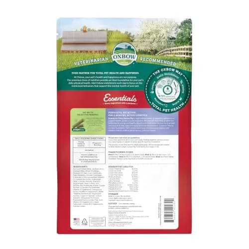 Oxbow Essentials Young Guinea Pig Food, High Fiber Alfalfa Pellets 2.27 kg (5 lb) | Supports Growth & Digestion thumbnail 2