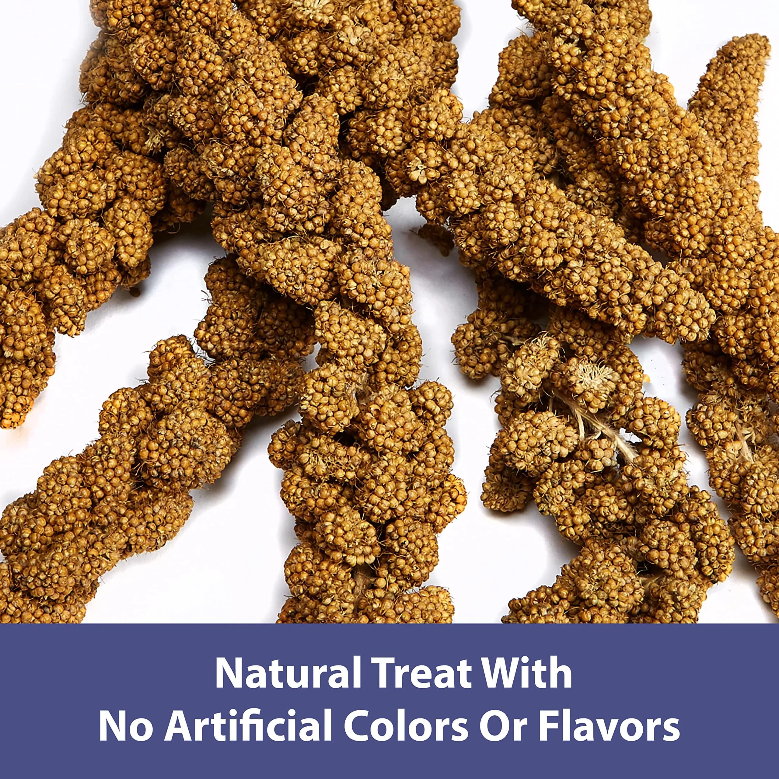 Kaytee Spray Millet 125 Count (5 lb) | Natural Bird Treat for Weaning and Playtime - view 3