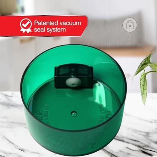 Tightpac Green 6 oz Food Storage Container | Vacuum Sealed Airtight Canister for Dry Goods & Herbs thumbnail 4
