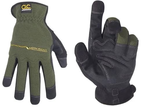 Custom Leathercraft Workright Open Cuff Flex Grip Work Gloves Large | Durable, Flexible & Comfortable thumbnail 1