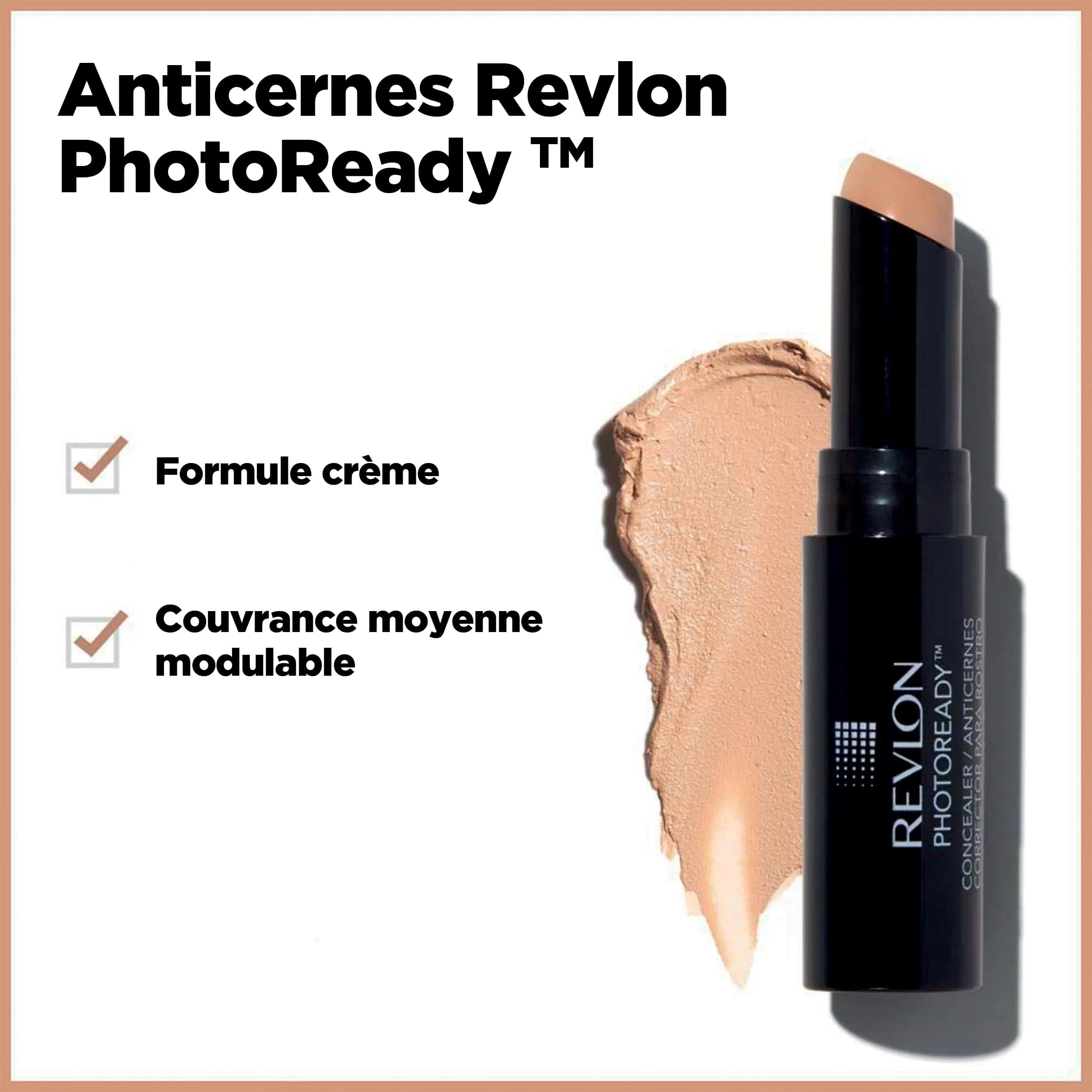 Revlon PhotoReady Concealer Stick Light Medium 0.11 oz (3.12 g) | High-Definition Filter Technology - view 5