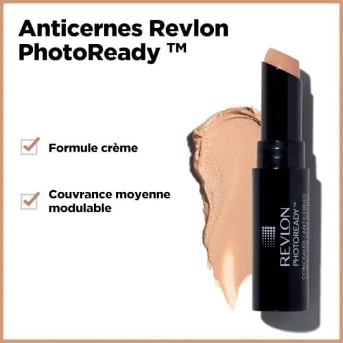 Revlon PhotoReady Concealer Stick Light Medium 0.11 oz (3.12 g) | High-Definition Filter Technology thumbnail 5