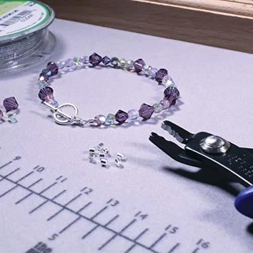 The Beadsmith Double Notch Crimper - 5” (127mm) Jewelry Tool for Perfect Crimps, Comfortable Handles thumbnail 6