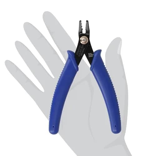 The Beadsmith Double Notch Crimper - 5” (127mm) Jewelry Tool for Perfect Crimps, Comfortable Handles thumbnail 2
