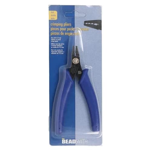 The Beadsmith Double Notch Crimper - 5” (127mm) Jewelry Tool for Perfect Crimps, Comfortable Handles thumbnail 3