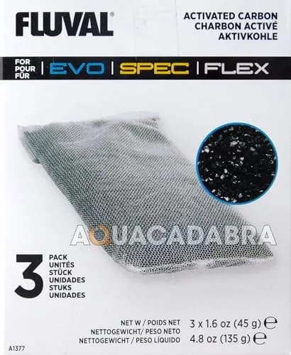 Fluval Activated Carbon Filter Media 3-Pack | Chemical Filtration for Clear Aquarium Water thumbnail 5