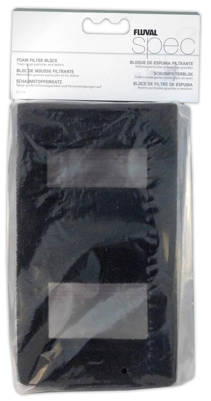 Fluval Spec Foam Filter Block, Aquarium Filter Media, Large Breeds | Effective Mechanical Filtration — White