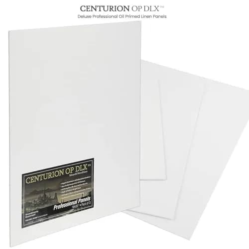 Centurion Linen Canvas Panels 16"x20" | Oil Primed, Archival, 3 Pack thumbnail 5