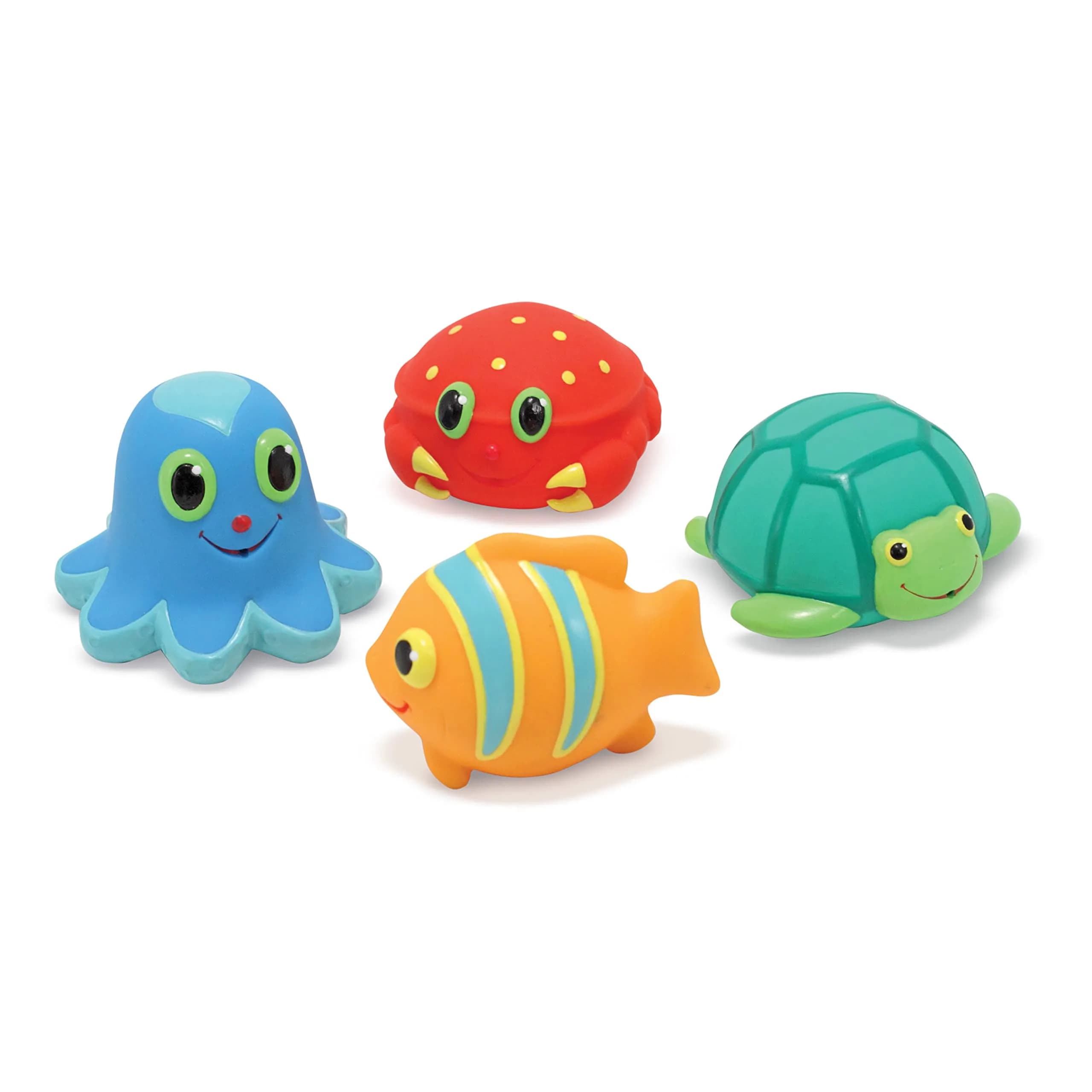 Melissa & Doug Sunny Patch Seaside Sidekicks Squirters with 4 Animals | Bath Toys for Infants & Toddlers (6+ Months) - main product image