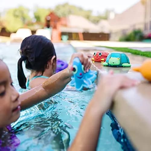 Melissa & Doug Sunny Patch Seaside Sidekicks Squirters with 4 Animals | Bath Toys for Infants & Toddlers (6+ Months) thumbnail 6