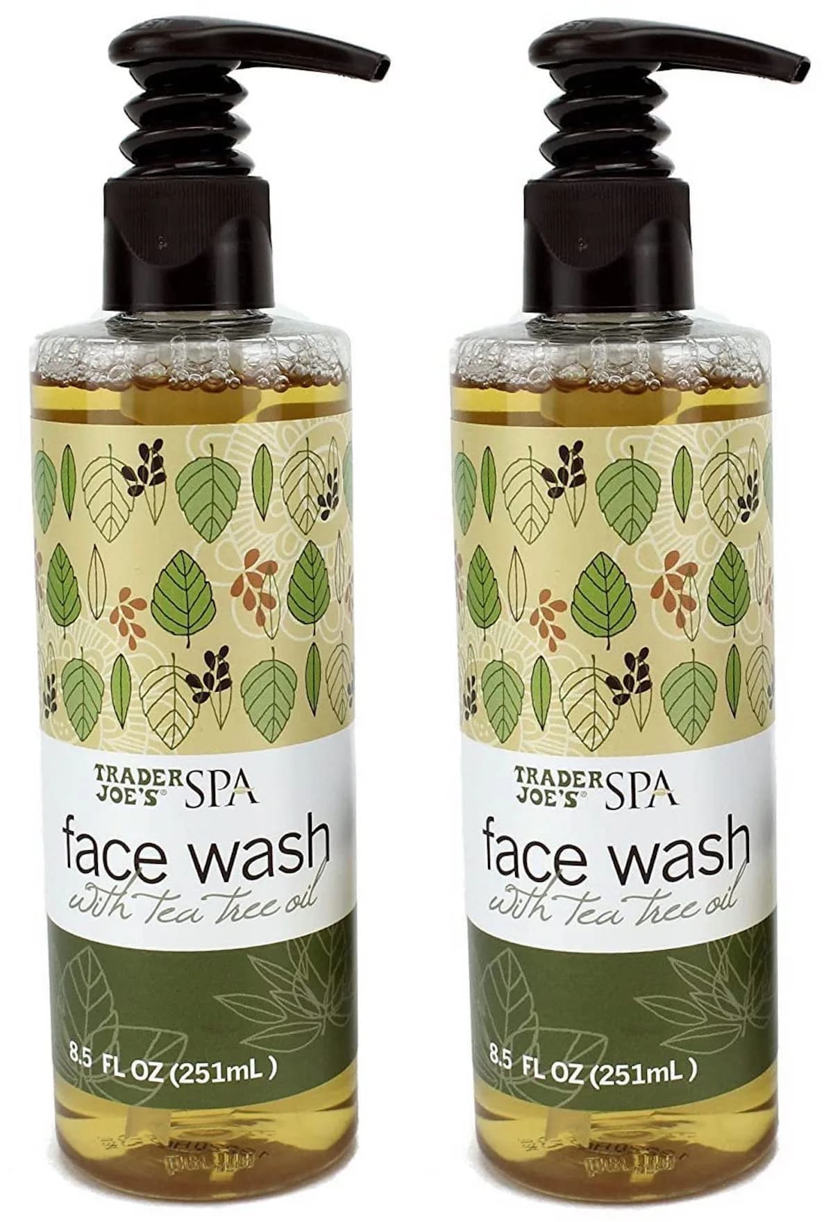 Trader Joe's Spa Face Wash with Tea Tree Oil 17 fl oz | Rejuvenating, Gentle & Refreshing