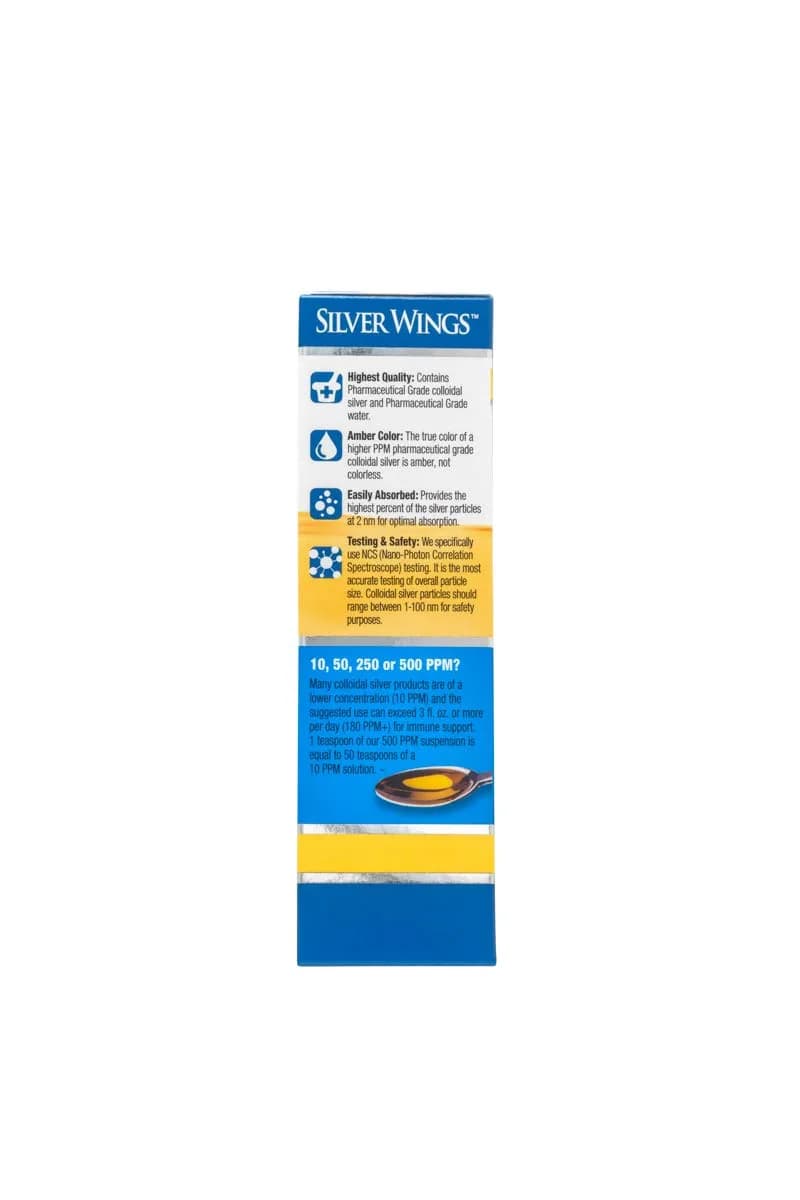 Natural Path Silver Wings 500 PPM Colloidal Silver | 1 Fl Oz (Pack of 1) | Immune Support - view 2