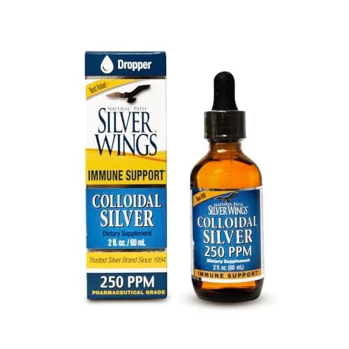 Natural Path Silver Wings Colloidal Silver Liquid 250ppm (7394ml) | Enhanced Immune Support thumbnail 1