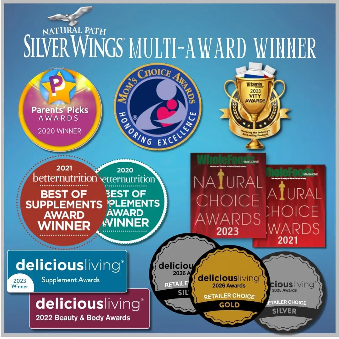 Natural Path Silver Wings Colloidal Silver 500 PPM (236ml / 8 Fl Oz) | High Potency Immune Support - view 5