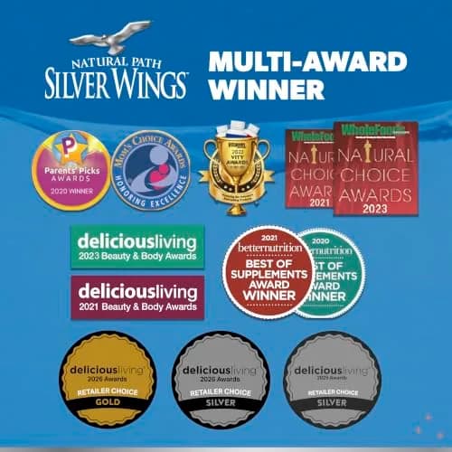 Natural Path Silver Wings Colloidal Silver Liquid - 250ppm (1250mcg) - 8 fl oz | Immune Support with Micro-Size Silver Particles thumbnail 6