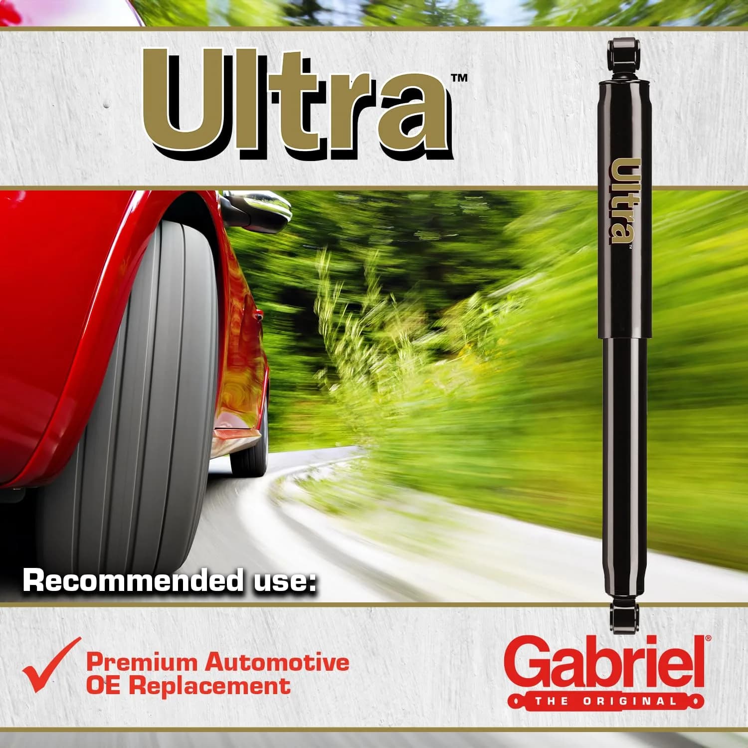 Gabriel G51783 Ultra Rear Shock Absorbers for 07-11 Toyota Yaris | 24.41 in (62.00 cm) Extended Length - view 4