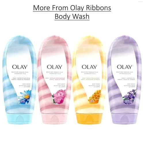 Olay Moisture Ribbons Plus Shea Butter & Lavender Oil Body Wash 532ml (18 fl Oz) | Deeply Conditioning for All Skin Types thumbnail 5
