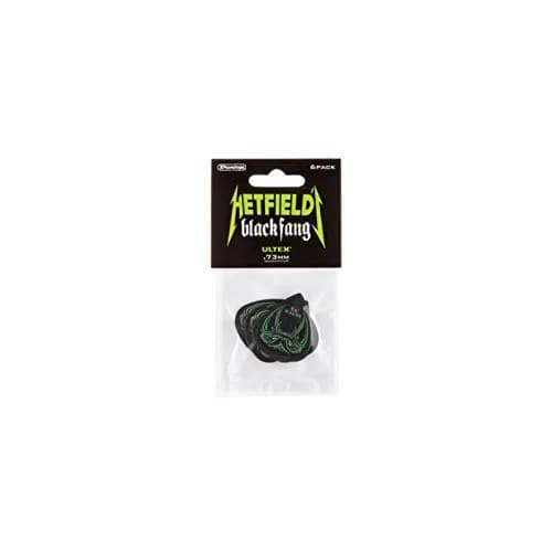 Jim Dunlop Hetfield's Black Fang Pick .73mm (6-Pack) | Precision Tone for Aggressive Playing thumbnail 5