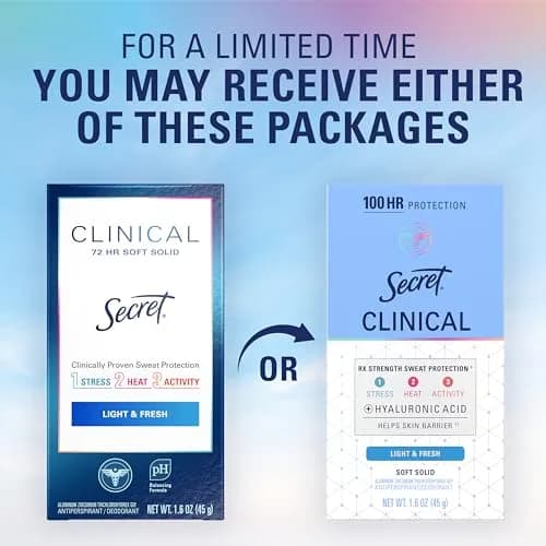 Secret Clinical Strength Antiperspirant Deodorant for Women, 1.6 oz (47 ml) | 100-Hour Sweat & Odor Protection thumbnail 9