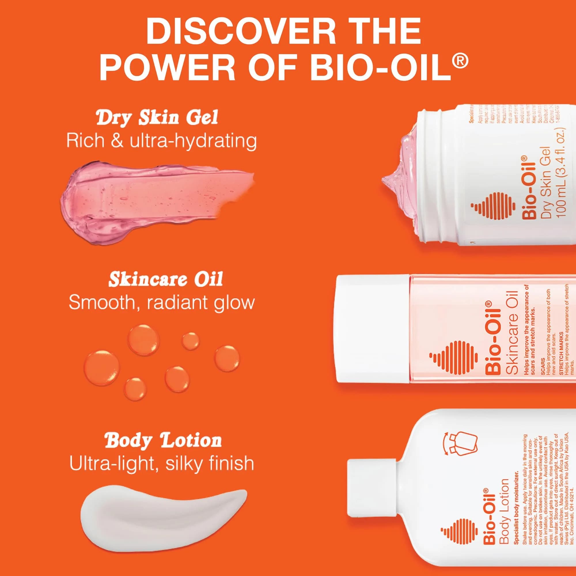 Bio-Oil Skincare Body Oil Serum with Vitamin E & A, 4.2 Fl Oz - Dermatologist Recommended for Scars & Stretch Marks - view 7