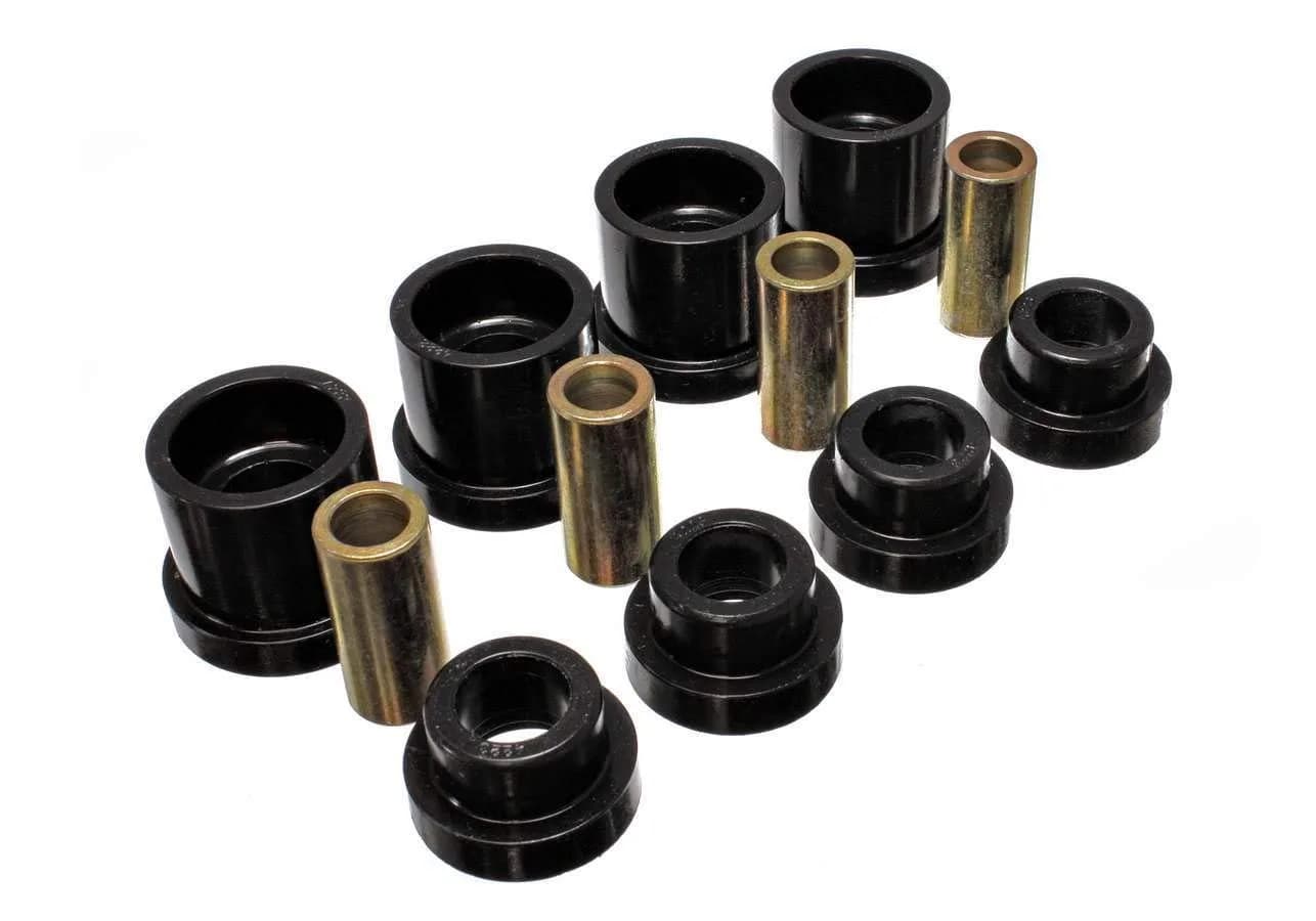 Energy Suspension 7.1117G Rear Sub-Frame Bushing Set Black Polyurethane | For Cars, Trucks & SUVs — Black