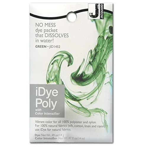 Jacquard iDye Poly Fabric Dye Green 14g (0.49 Oz) | For Synthetics & Plastics thumbnail 1