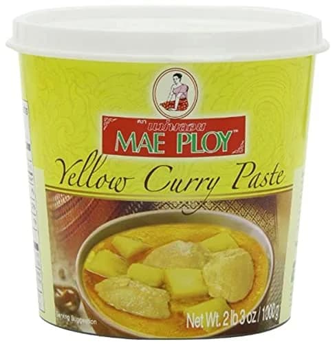 Mae Ploy Yellow Curry Paste 1kg (35 Fl Oz) | Authentic Thai Flavor for Indian Kitchens thumbnail 1
