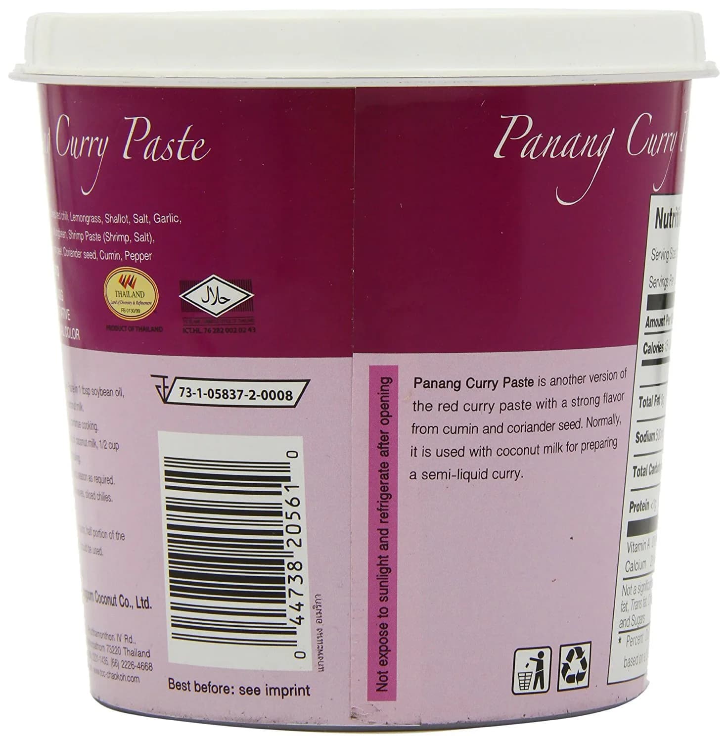 Mae Ploy Panang Curry Paste 1kg (35oz) | Authentic Thai Flavor for Indian Kitchens - view 3