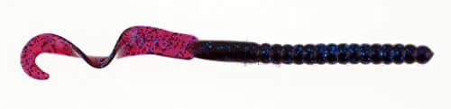 Berkley PowerBait Power Worm Fishing Bait, Blue Fleck, 7in | Irresistible Flavor, Classic Curly Tail Worm Profile thumbnail 1