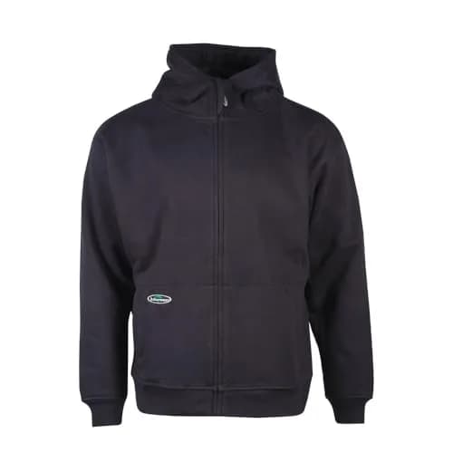 Arborwear Double-Thick Full Zip Hoodie for Men, Navy - Small | Heavyweight Cotton Fleece for Warmth & Mobility thumbnail 1