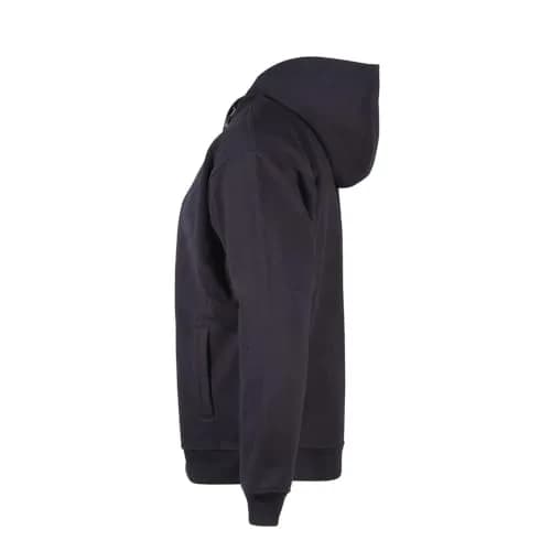 Arborwear Double-Thick Full Zip Hoodie for Men, Navy - Small | Heavyweight Cotton Fleece for Warmth & Mobility thumbnail 4