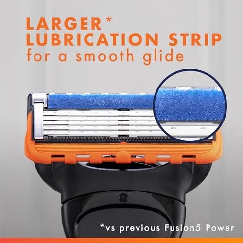 Gillette Fusion5 Power Razor Blade Refills for Men, 8 Count | 5-Blade Technology for Smooth Shaves thumbnail 8