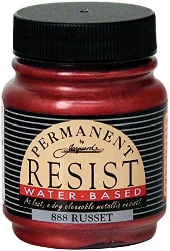 Jacquard Permanent Water-Based Resist Russet 66.54ml (2.25 Oz) | Holds Fine Crisp Lines for Screen Printing & Fabric Art thumbnail 1