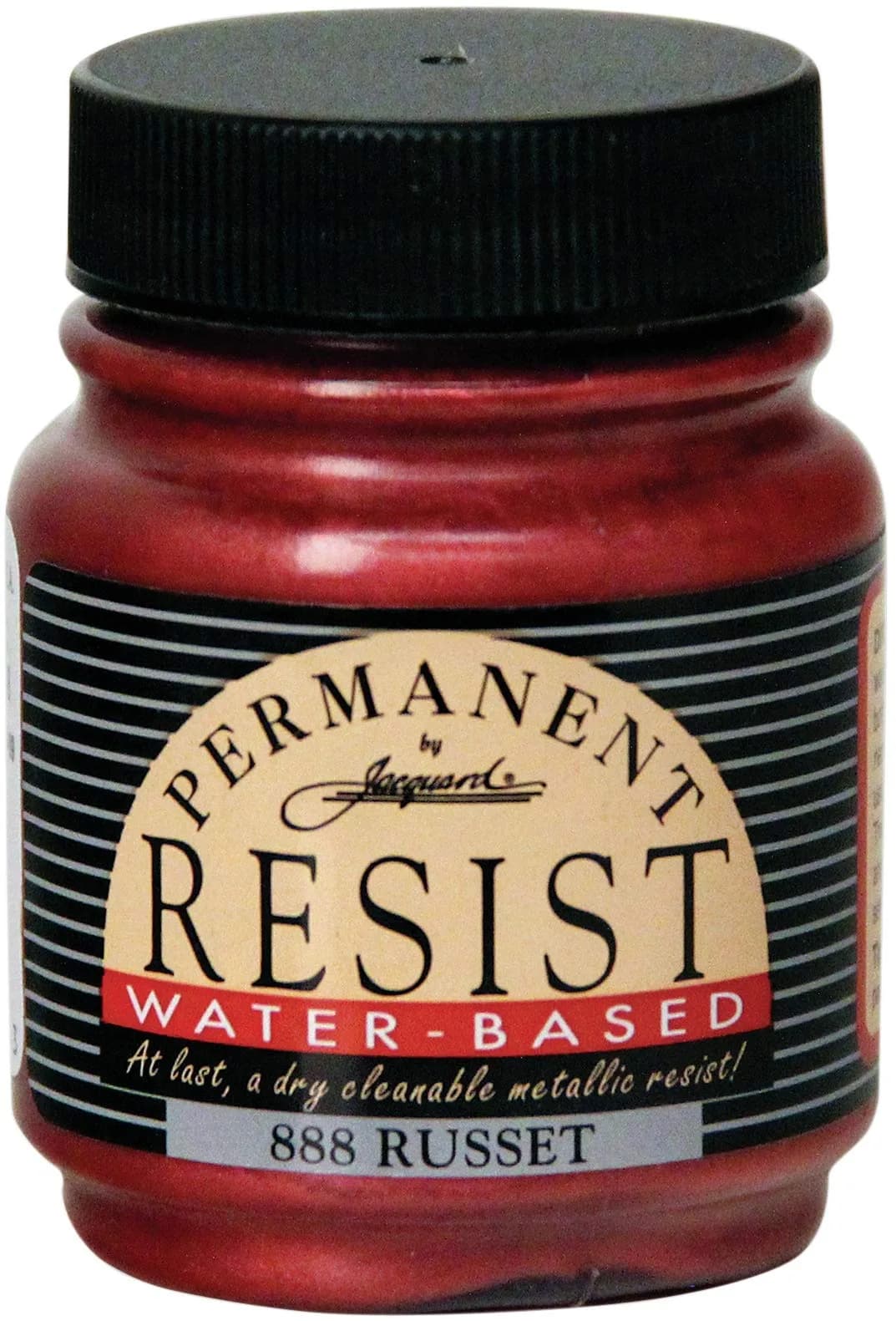 Jacquard Permanent Water-Based Resist Gold 66.54 ml (2.25 Fl Oz) | Crisp Lines for Screen Printing — Russet / 2.25 Ounce