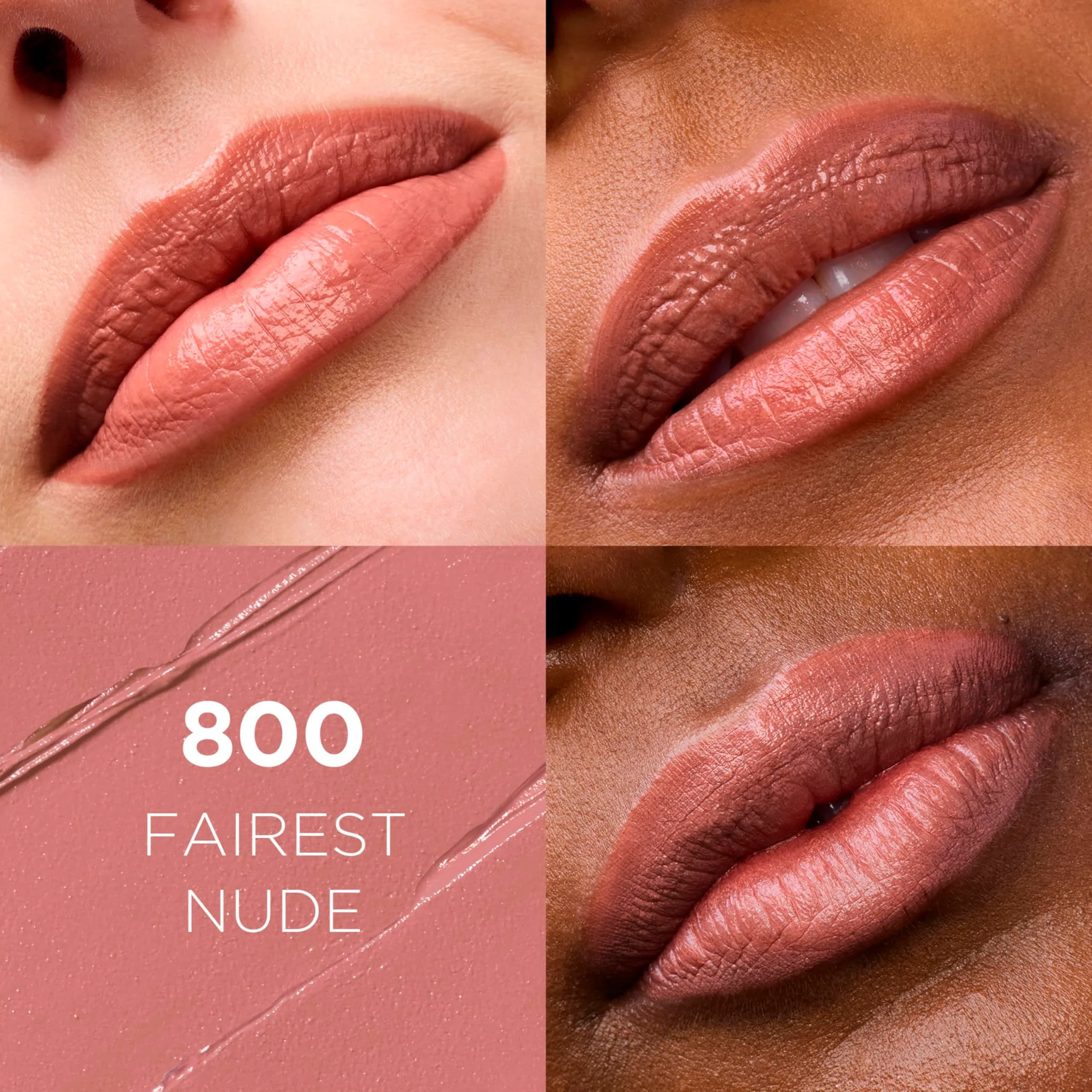 L'Oreal Paris Colour Riche Original Satin Lipstick in Fairest Nude | Satin Finish, Hydrating - view 2