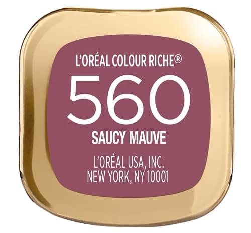 L'Oreal Paris Colour Riche Lipstick, Saucy Mauve | Creamy Hydrating Satin Finish with Argan Oil & Vitamin E thumbnail 6