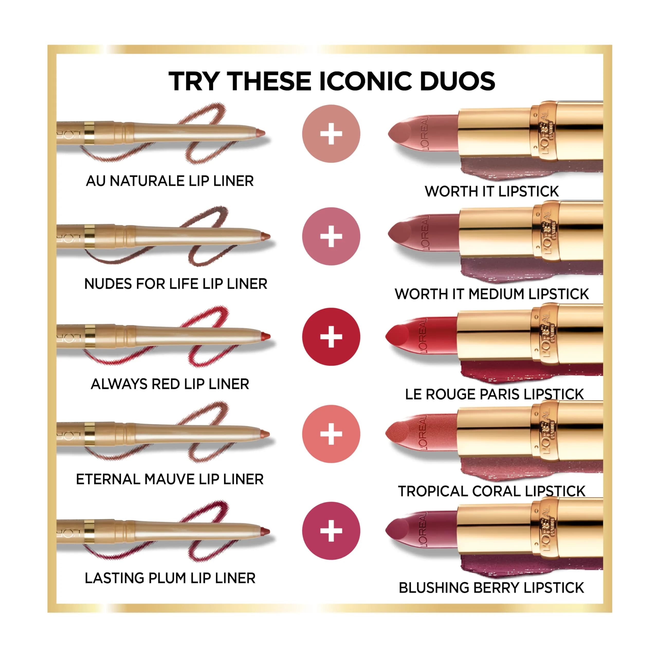 L'Oreal Paris Colour Riche Lipstick Le Rouge Paris Satin Finish 3.69g (0.13 oz) | Hydrating Creamy Color - view 6