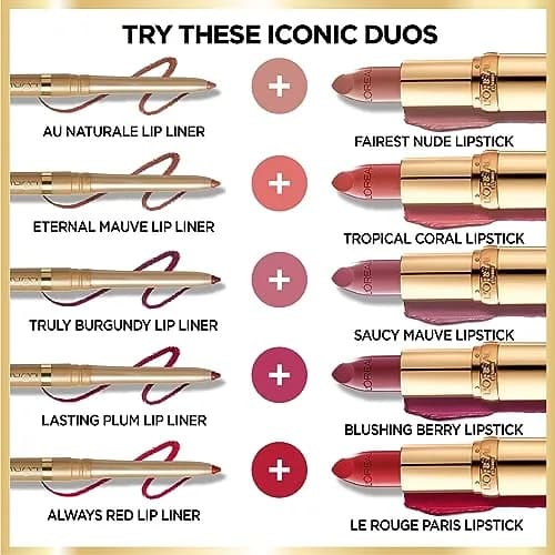 L'Oreal Paris Colour Riche Original Lipstick Divine Wine | Satin Finish, Hydrating Argan Oil & Vitamin E thumbnail 5