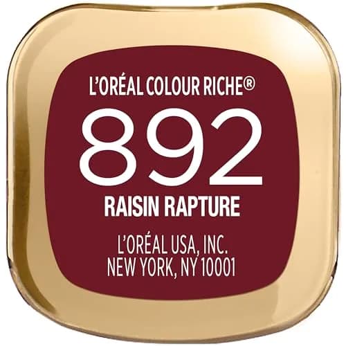 L'Oreal Paris Colour Riche Lipcolour Raisin Rapture 2.5g (0.09 Oz) | Hydrating Satin Finish thumbnail 6
