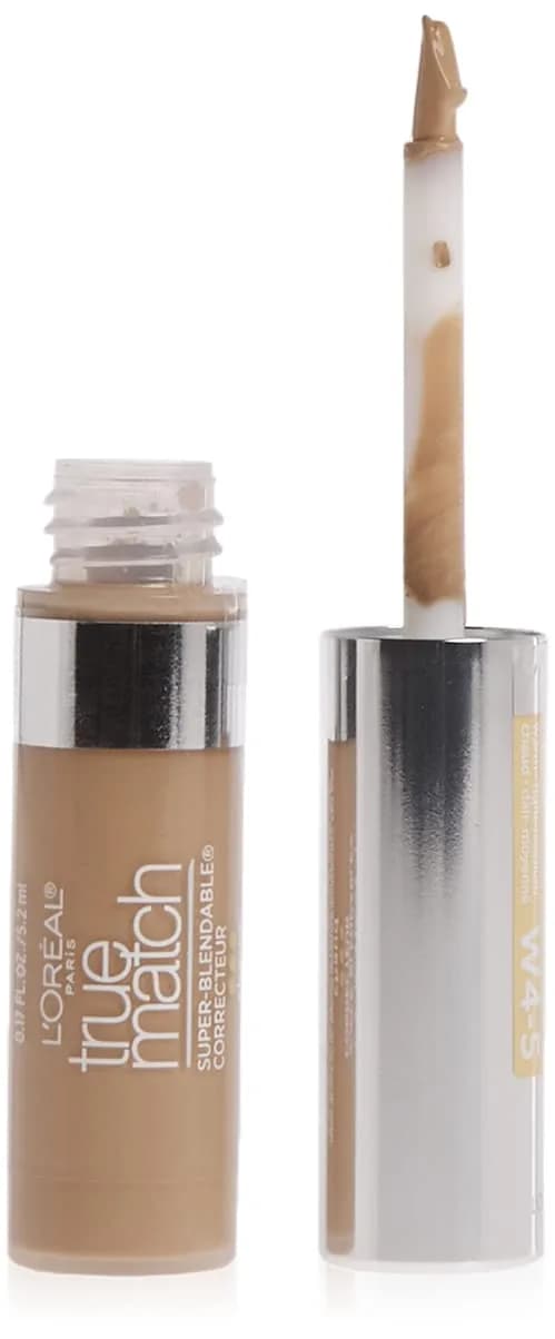 L'Oreal Paris True Match Super-Blendable Concealer Light/Medium Warm 5ml (0.17 Fl Oz) | Natural Finish for All Skin Tones — W4,5 Light/Medium Warm