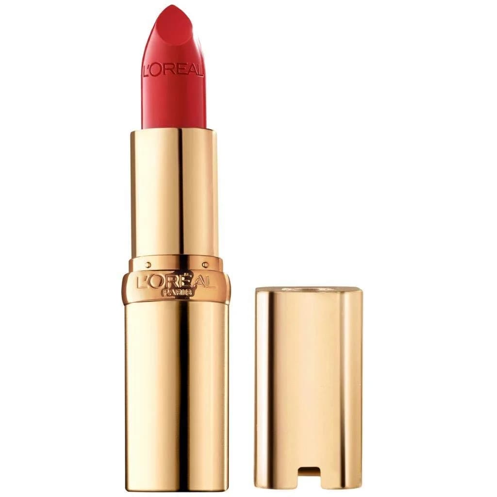 L'Oreal Paris Colour Riche Lipstick British Red | Satin Finish, Hydrating with Argan Oil & Vitamin E - main product image