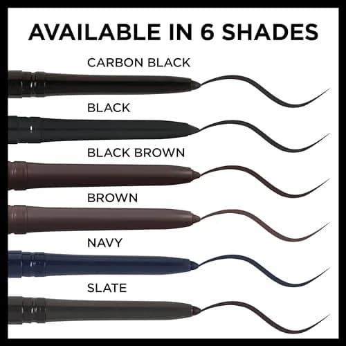 L'Oreal Paris Infallible Never Fail Mechanical Eyeliner Pencil Black 0.008 oz (0.22 g) | Smudge-Proof Up to 16 Hours thumbnail 5
