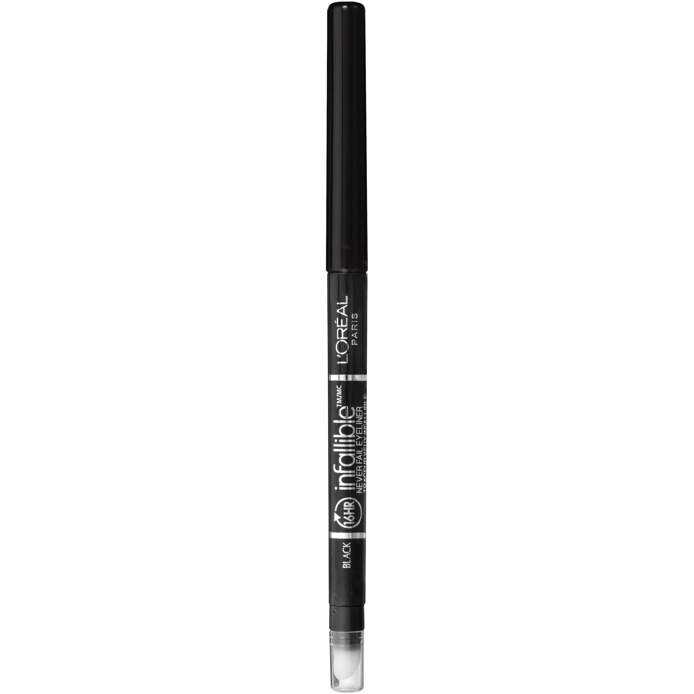 L'Oreal Paris Infallible Never Fail Mechanical Eyeliner Pencil Black 0.008 oz (0.22 g) | Smudge-Proof Up to 16 Hours - main product image