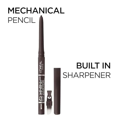 L'Oreal Paris Infallible Never Fail Mechanical Eyeliner Pencil Black 0.008 oz (0.22 g) | Smudge-Proof Up to 16 Hours thumbnail 2