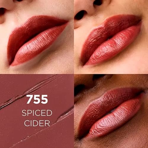 L'Oreal Paris Colour Riche Lipstick, 755 Spiced Cider, 3.69g (0.13 Oz) | Creamy Hydrating Satin Finish thumbnail 2