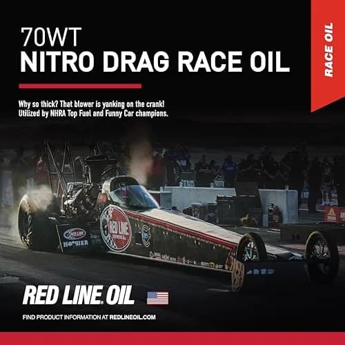 Red Line 10705 70WT Nitro Drag Race Oil Synthetic Gallon | High-Performance Racing Oil thumbnail 2