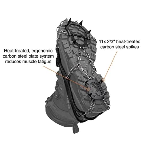 H Hillsound Trail Crampon I Ice Cleat Traction System Large | Winter Trail Hiking thumbnail 5