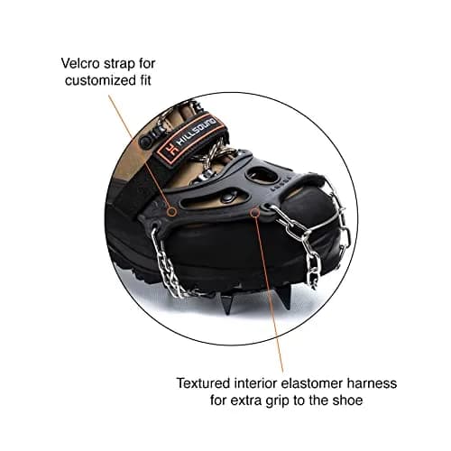 H Hillsound Trail Crampon I Ice Cleat Traction System Large | Winter Trail Hiking thumbnail 3