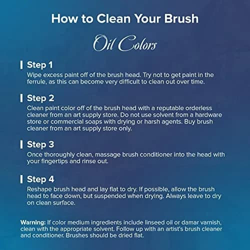 Silver Brush Limited Bristlon Bright Oil and Acrylic Paintbrush Size 4 | Synthetic Hog-Like Bristle, Long Handle thumbnail 7
