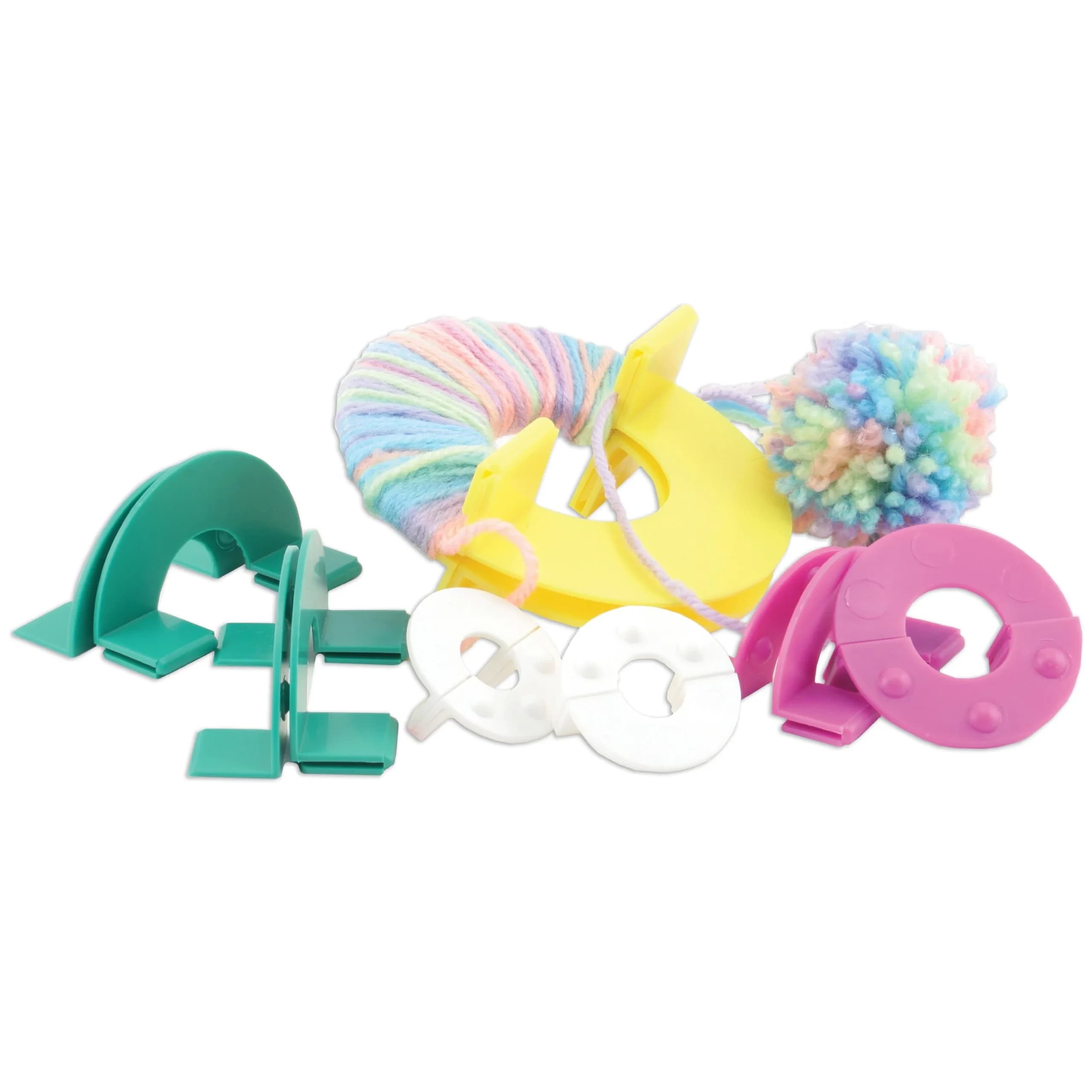 Susan Bates Easy Wrap Pom-Pom Maker Set | 4 Sizes Included - main product image
